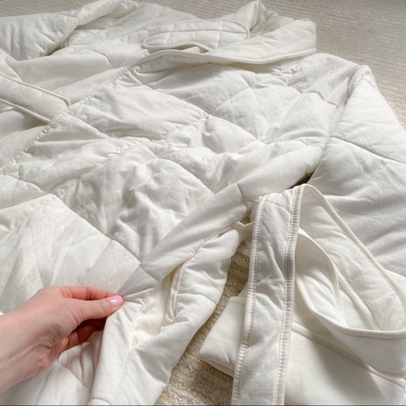 NWT Skin x J. Crew quilted robe - Picture 12 of 16